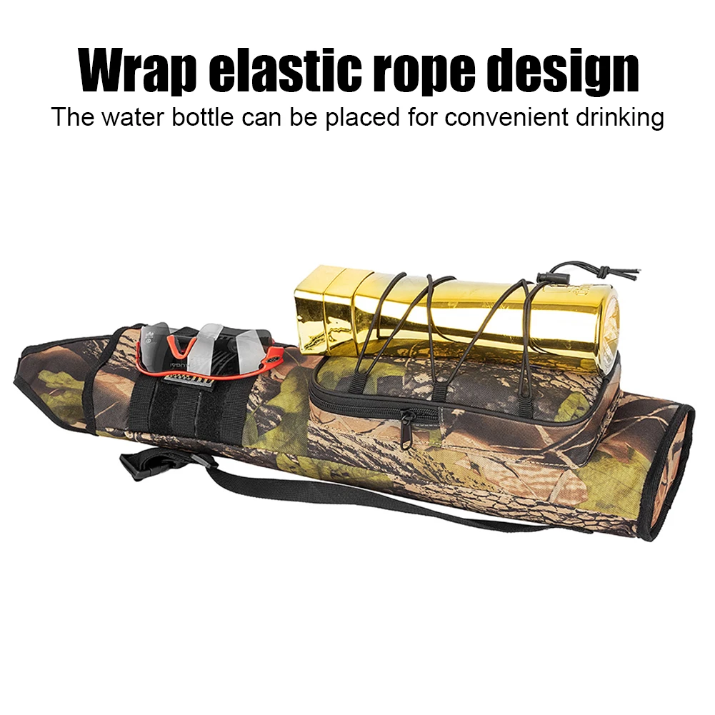حقيبة جعبة الرماية حقيبة كتف محمولة أسفل رشاقته حزام قابل للتعديل لملحقات الصيد الرماية في الهواء الطلق حمل الحقيبة