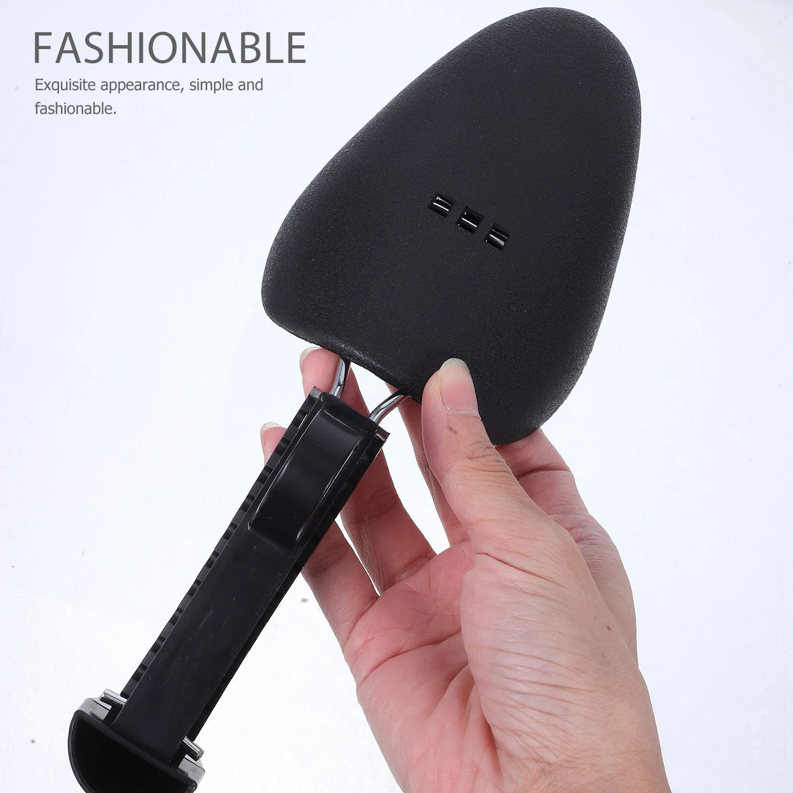 1쌍 조절 가능한 플라스틱 신발 스트레처, 통기성 구멍이 있는 스니커즈, 부츠, 드레스 슈즈용 신발 모양 보호기 홀더