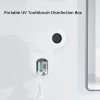 New Portable Uv Toothbrush Sterilizer Box Electric Toothbrush Disinfection Case UV Ultraviolet Disinfection Tooth Brush Holder