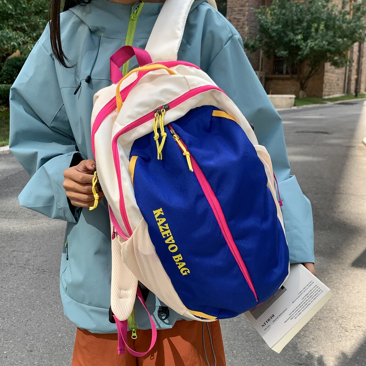 

Рюкзак нового дизайна для мужчин и женщин, учащихся средней и старшей школы, студентов колледжей.