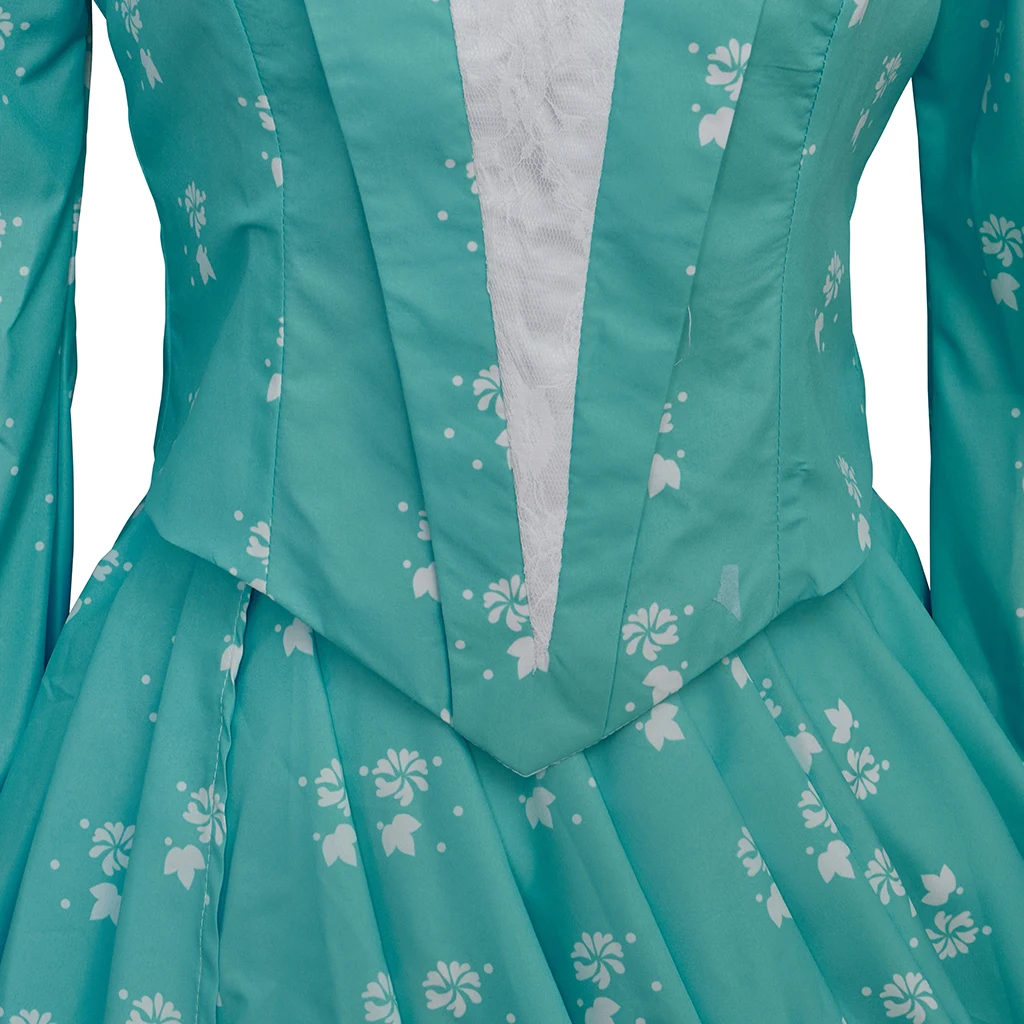 Marian Brook Cosplay The Gilded Age Kostüm Mittelalterliches viktorianisches Damenkleid, Halloween-Party, Belle-Kleid