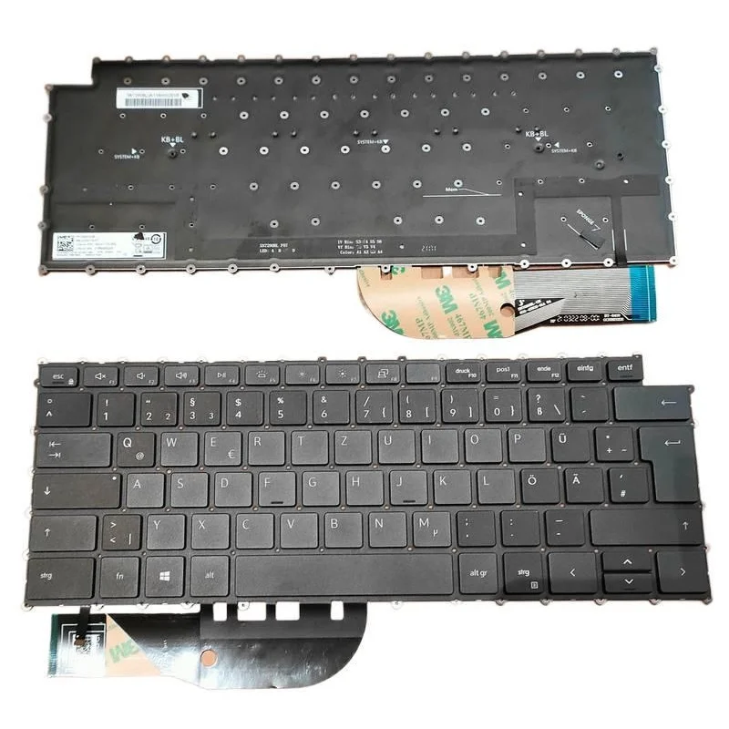 

original Keyboard FOR DELL Precision 5550 5560 5750 5760 Keyboard Backlight