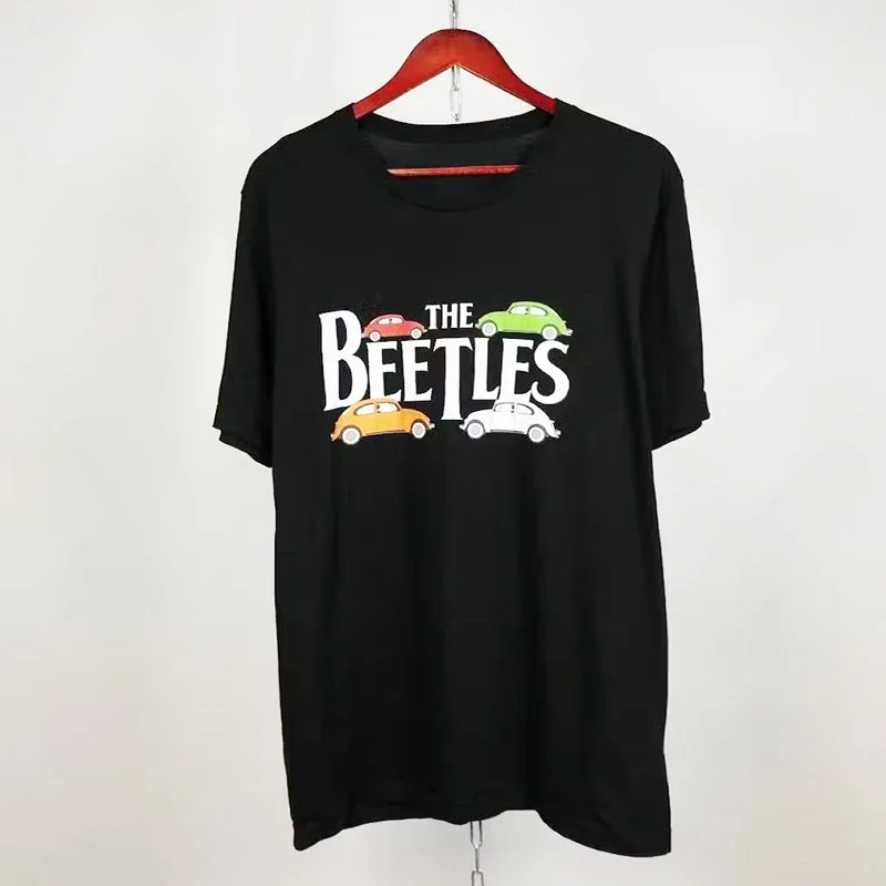 Y2k Summer The Beatles - Vintage Rock American Retro Oversized Printed T-Shirt