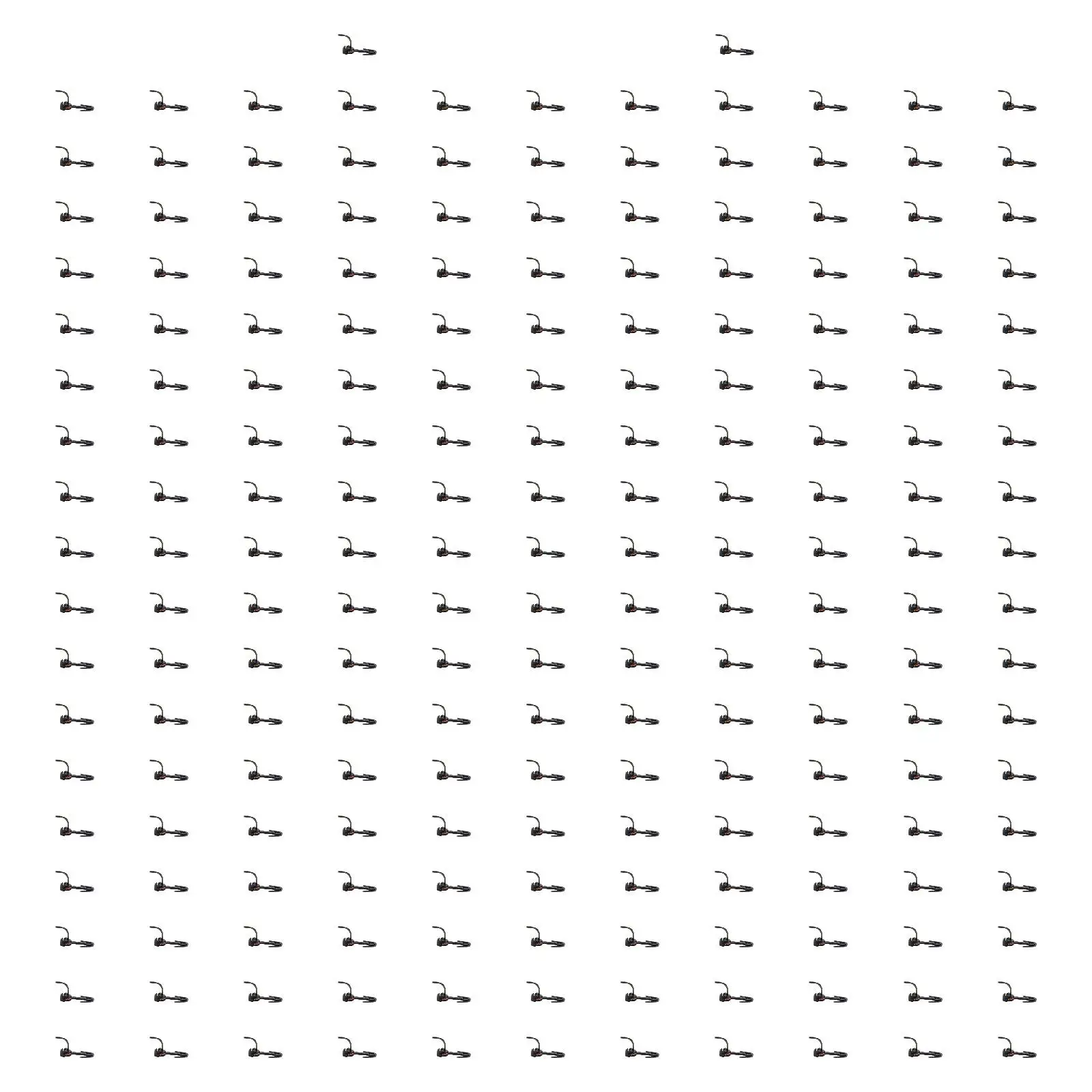 

200 Pieces Train Coupler Universal Model Train Coupler Set Hobby Train Accessory HO Trains Model Coupler for 1:87 DIY Accessory