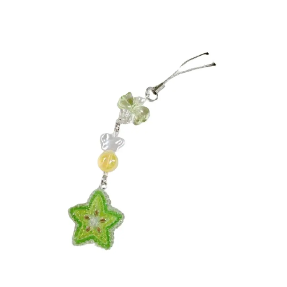 

Портативный ремешок для телефона с подвеской в виде сладкого фрукта, мультяшный милый фруктовый брелок-украшение, шнурок для мобильного телефона для девочек и женщин