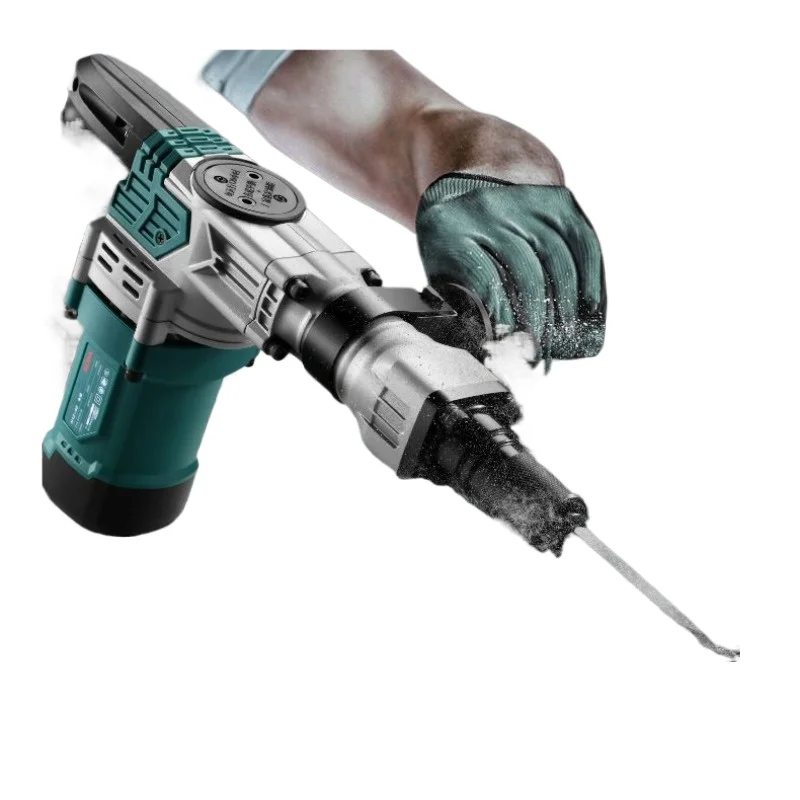 

Промышленный высокомощный электрический молоток, однорежимный электрический отбойный молоток 2-в-1 с муфтой, многофункциональная ударная дрель для бетона