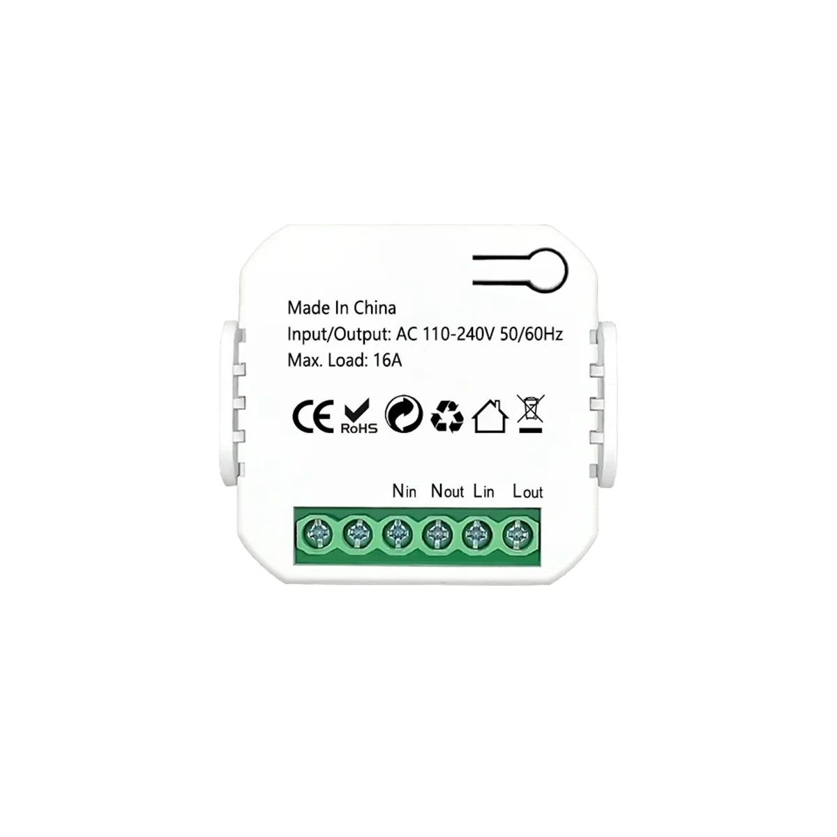 

Tuya Smart Life ZigBee Switch Electricity Energy Monitor KWh Din Rail 16A Timer Socket Mini Module Works with for Alexa