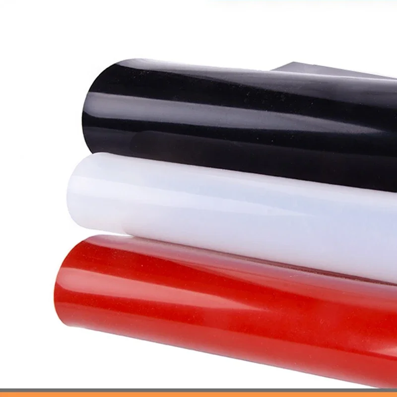 1mm/1.5mm/2mm Red/Black Silicone Rubber Sheet 250X250mm Black Silicone Sheet, Rubber Matt, Silicone Sheeting for Heat Resistance