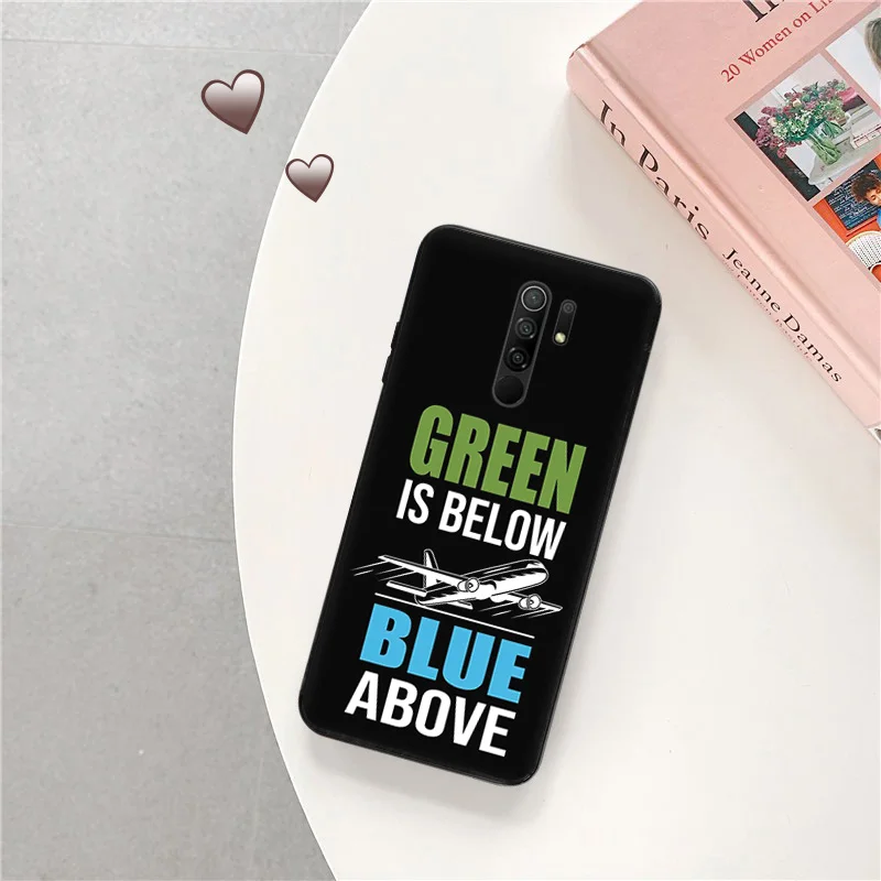 Silicone Soft Phone Case for Redmi 9c 9a 9i a1 a2 Plus k60e k50 k40 Note 9 Pro 9s 9t 8 8t 7 cc9 Airplane Aircraft Take Off Cover