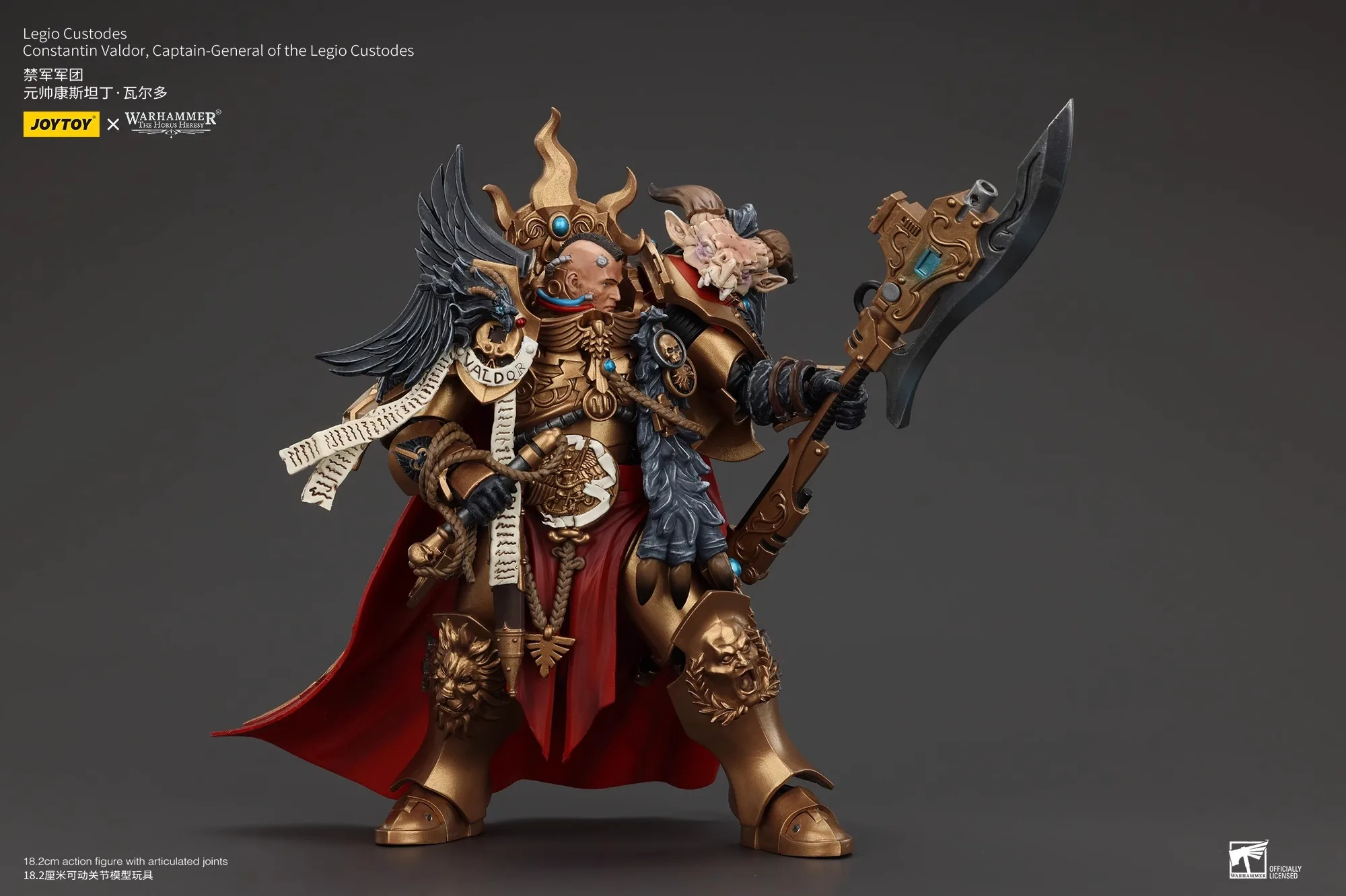 

Spot JOYTOY Dark Source Warhammer Horus Rebellion Marshal Constantine of the Forbidden Army Corps Waldo 1/18