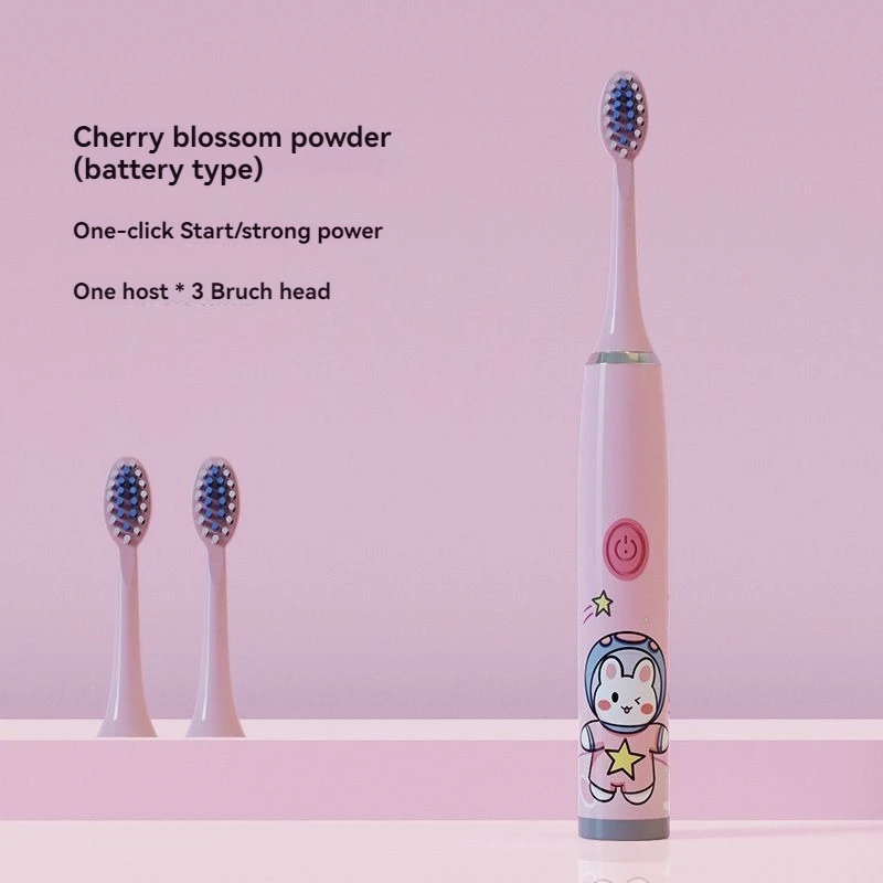 Children\'s Electric Toothbrush Sonic Soft Bristles Protect Teeth Gum Cleaning Ultrasonic Waterproof Rechargeable Toothbrush