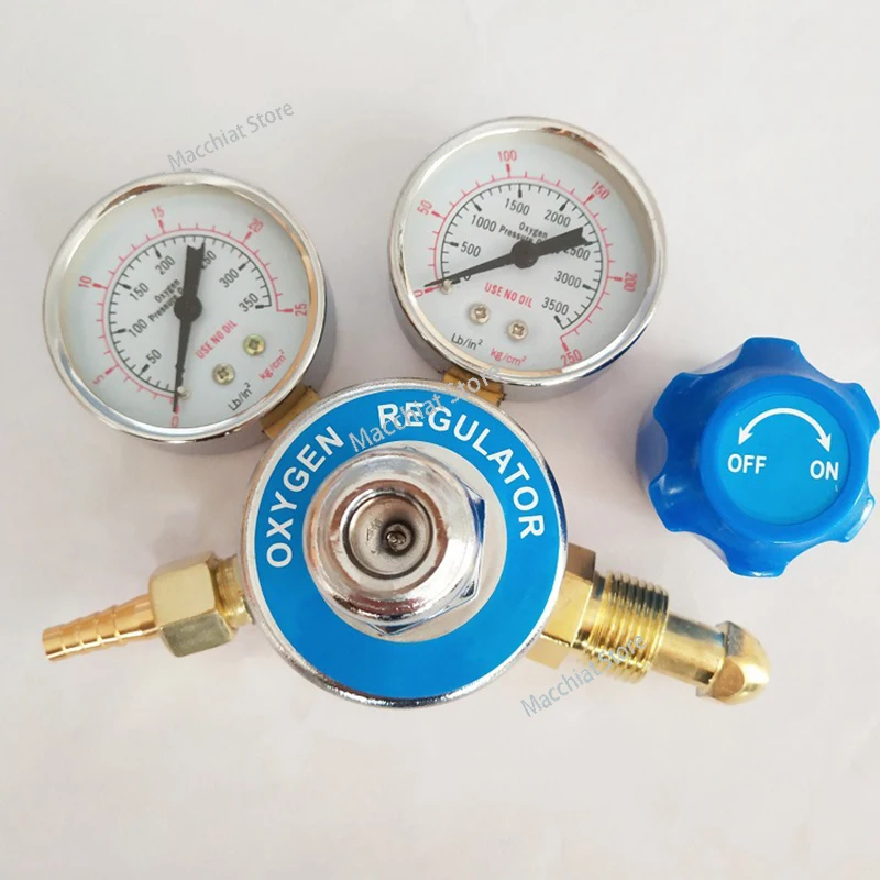 Oxygen Pressure Reducing Valve  Meter Outside Teeth  Wire Aluminum  Body   Reducer