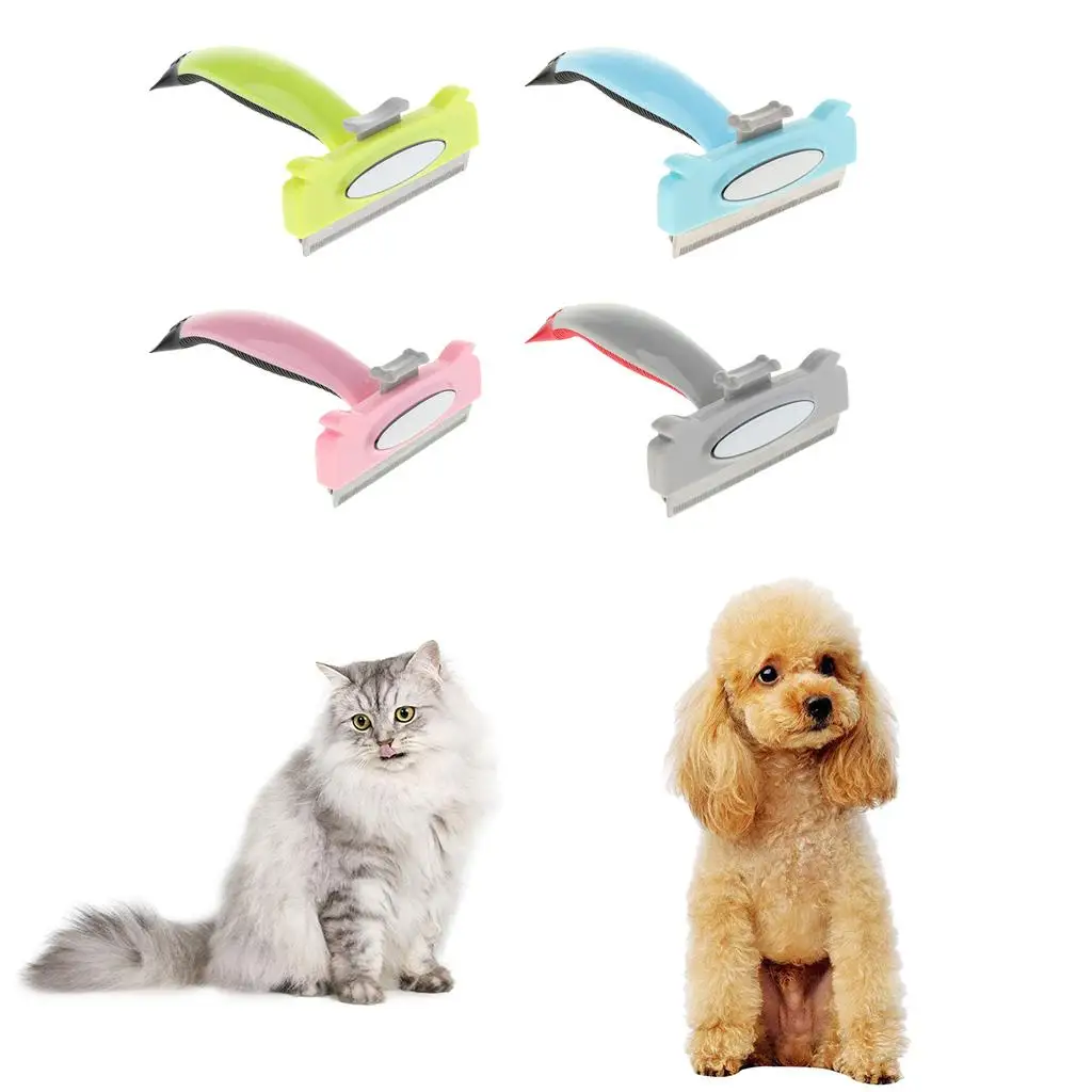 Pet Dog Hair Haircut Brush Cat Fur Shaver Shearing Stainless Steel Blade