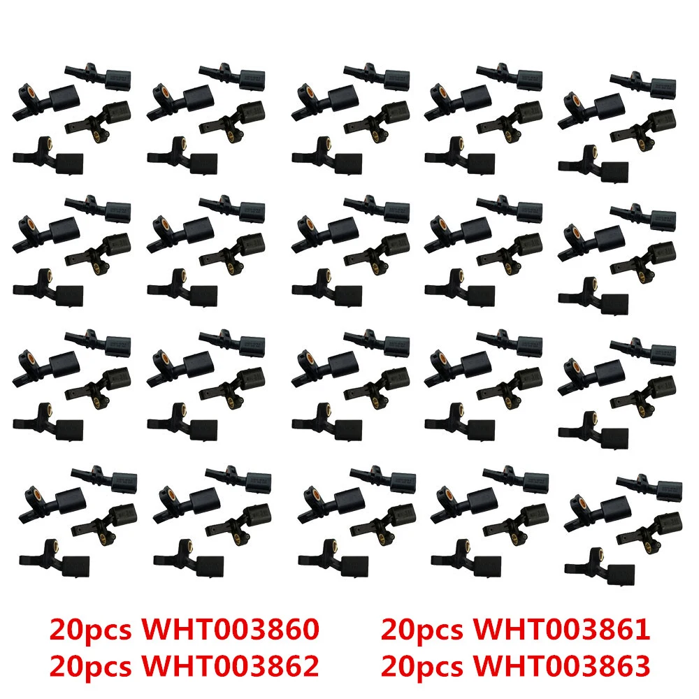 80pcs ABS Sensor Wheel Speed Sensor For Audi A1 A3 Q2 VW Golf Fox Polo Up Ibiza Octavia WHT003860 WHT003861 WHT003862 WHT003863