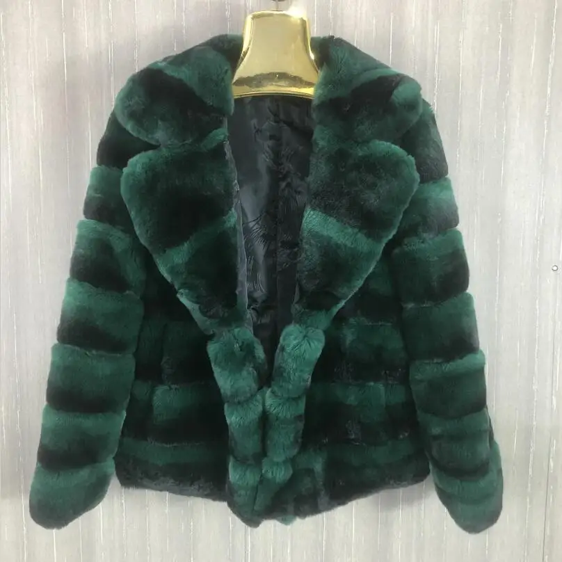 Natural Rex Rabbit Fur Coat for Ladies, Lapel Jacket, Warm Winter Fashion, European Street Style, New, 2023