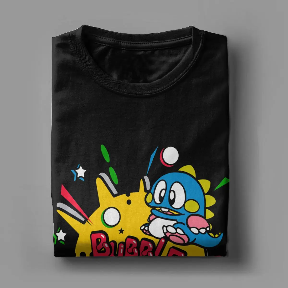 Casual Bubble Bobble Retro Gaming Nerd Geek Gamer Nes Arcade nintendo entertainment system T Shirt Short Sleeve Graphic Clothes