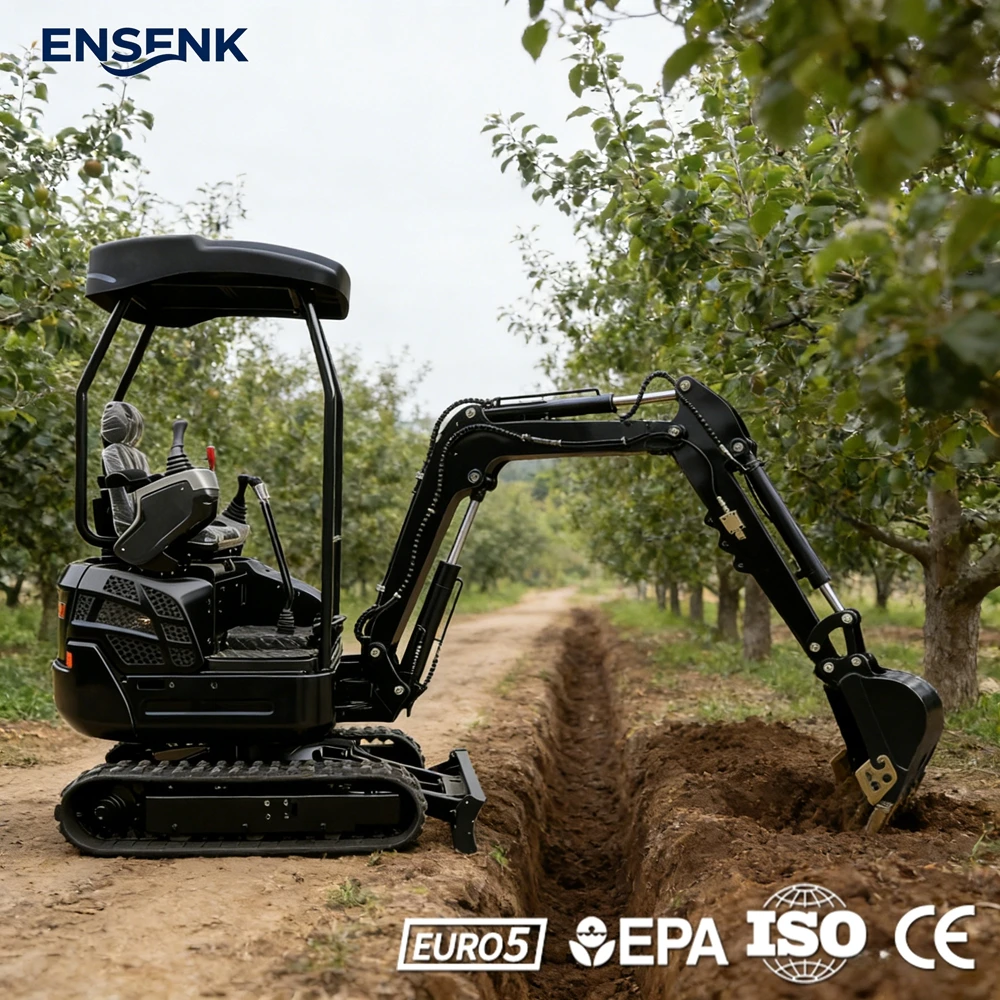 

Mini Excavator 1.0Ton Multifunctional Construction 1.5Ton Diesel Engine 2.0Ton Europe EPA Euro 5 CE Fast Delivery