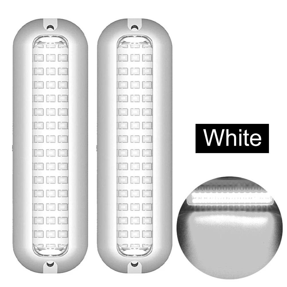 42LED Marine Navigation Light Stainless Steel Marine Boat Lamp 10-30V Speedboat Light IP68 Waterproof 80W Ship Boat Accessories