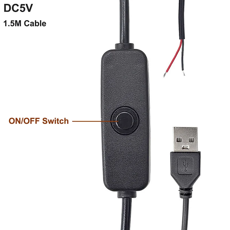 ไฟ LED 3W 5V แบบ USB แผงไฟ SMD5730 ชิป สีแดง เขียว ขาวอบอุ่น เหลือง ม่วง ทรงกลม แหล่งกำเนิดแสง พร้อมสายเคเบิล 1.5 เมตร