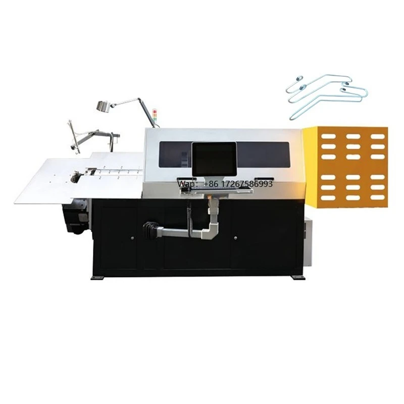 Automatic 3D CNC Wire Bending Machine with PLC Control | Multi-Axis Steel Rod Forming Equipment for Metal Craft Production