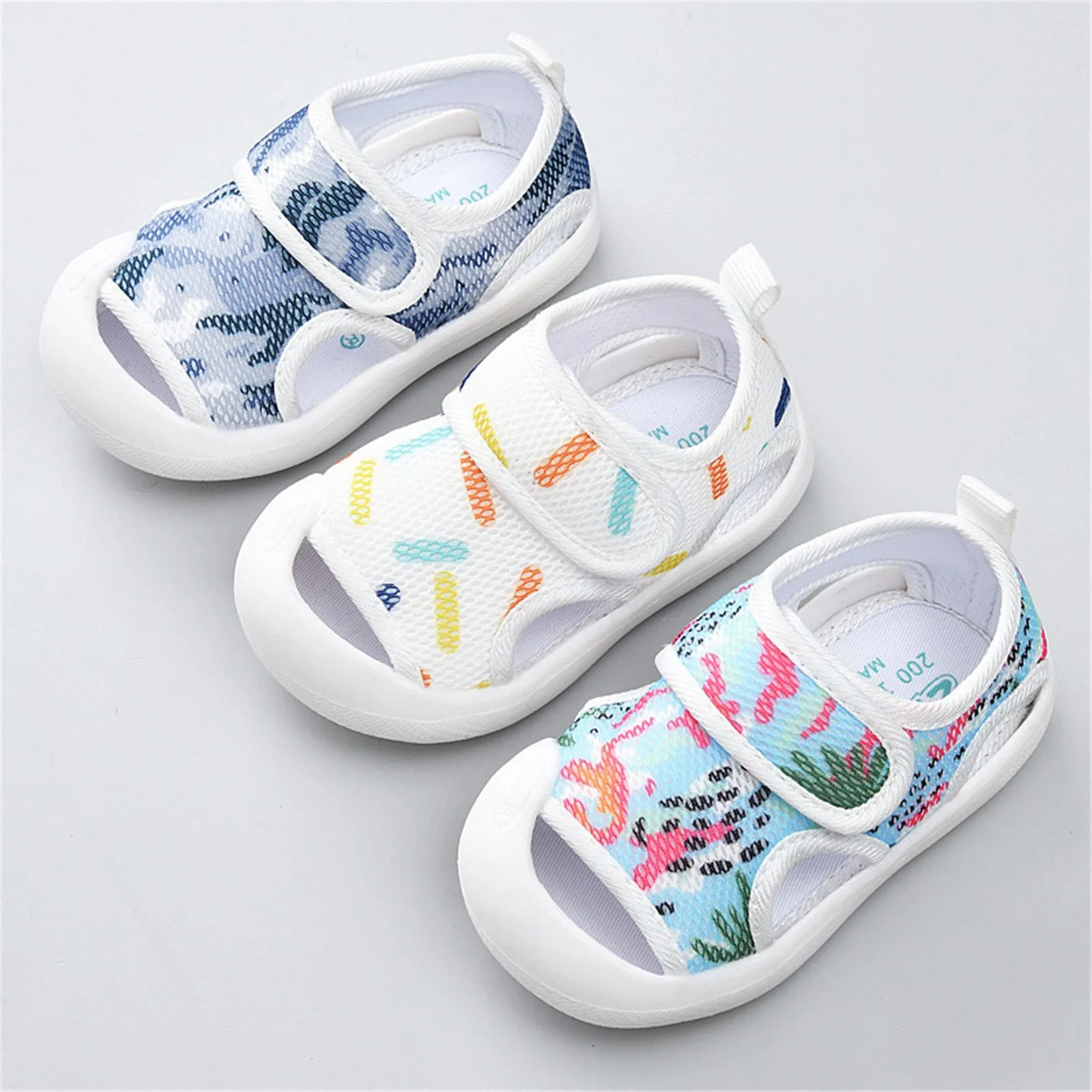 2020 Summer Infant Toddler Shoes Baby Girls Boys Casual Shoes Non-Slip Breathable High Quality Kids Anti-collision Beach Shoes