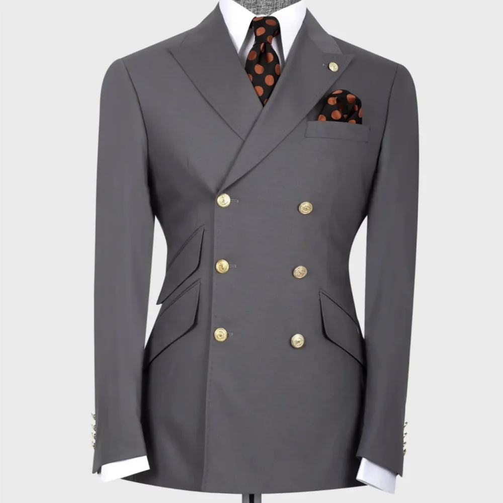 أحدث سترة رجالية على طراز الرجل المحترم لعام 2025 بلون سادة بدلة عمل على الشاطئ لحفلات الزفاف #5