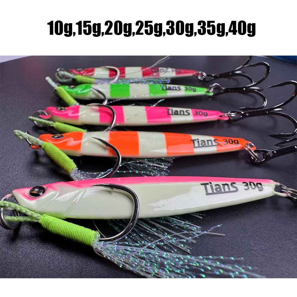 5pcs Night light Metal Jig Dee - Fishing Lure Buzzbait review and price