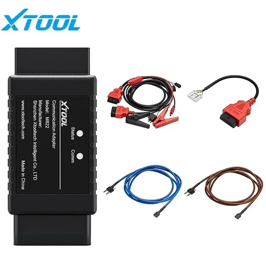 XTOOL M822 Adapter For Toyota 8A AIl Key Lost Programming Need Work With KC501 Programmer&KS-1 Emulator For X100PAD3 X100MAX