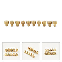 10Pcs M5*0.75mm Main Jets Set #88 #90 #95 #98 #100 #105 #110 #115 #120 #125 For Mikuni VM22 VM24 VM26 VM30 125cc 150cc