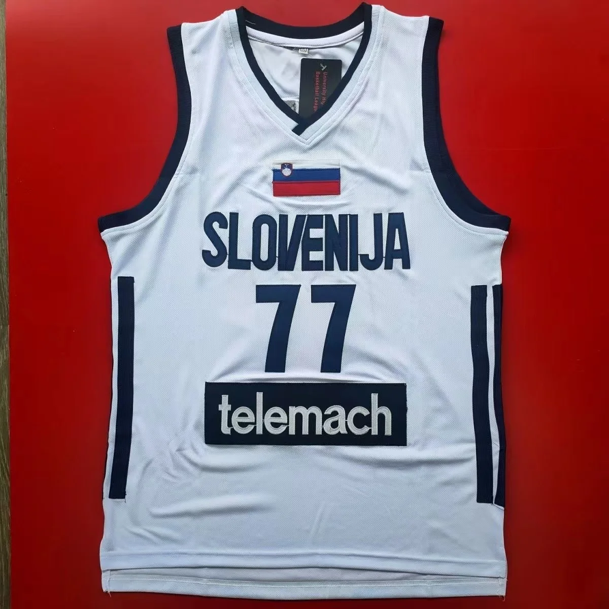 2019 Słowacja 77 Doncic koszulki Koszulka sportowa Nowe koszulki sportowe Hot