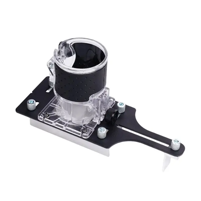 

ABDJ-Invisible Fastener Slotted Bracket Trimming Machine 65Mm 2 In 1 For Woodworking Wardrobe Panel Punch Locator With Scale