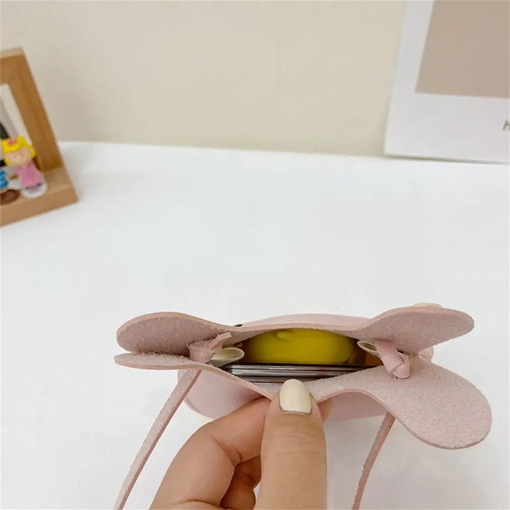 حقيبة كتف صغيرة جميلة من جلد البولي يوريثان الناعم حقيبة ساعي البريد الكرتونية اللطيفة حقائب يد ناعمة للأطفال البنات