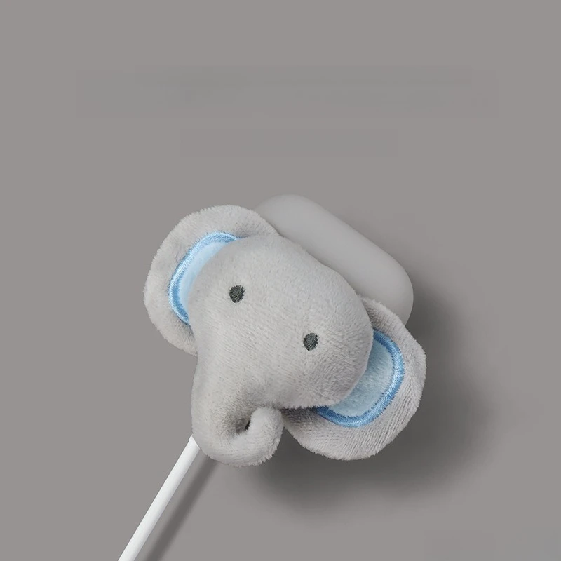 

For AirPods Pro3 Pro2 Pro for AirPods 1 2 3 4th Generation Wireless Bluetooth Headset Cover Plush Elephant Protective Cover