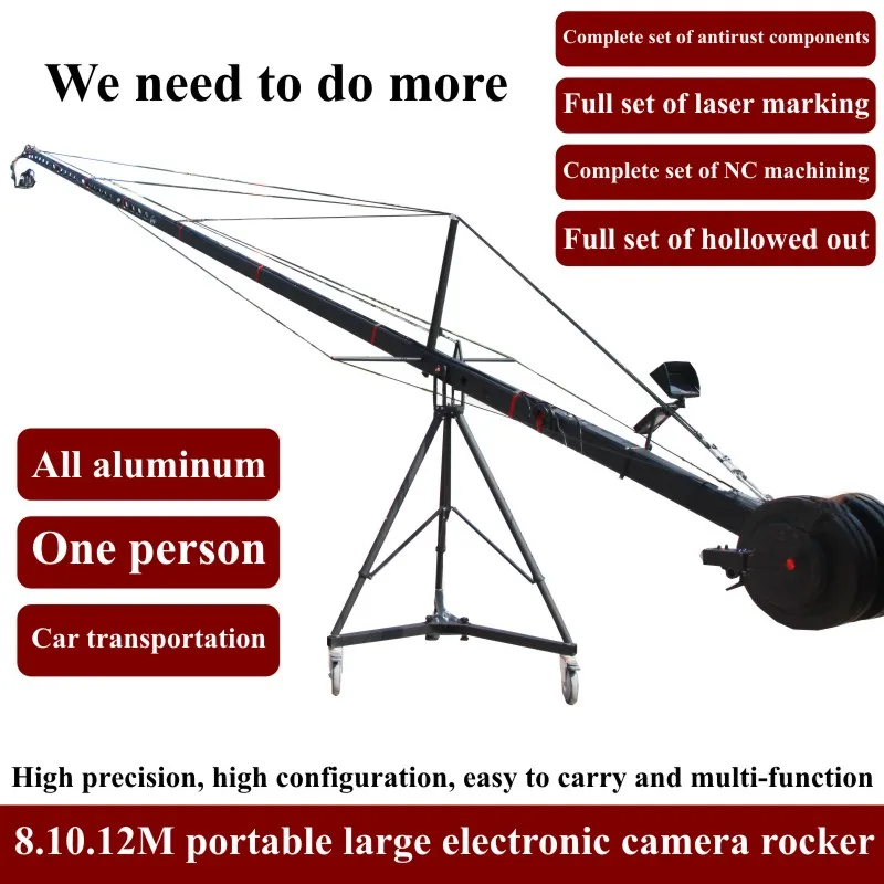 SF-4M6M8M Camera Crane Adjustable And Professional Camera Crane Jib Camera Slider High Quality Rocker Arm Pan - Tilt Head - view 6