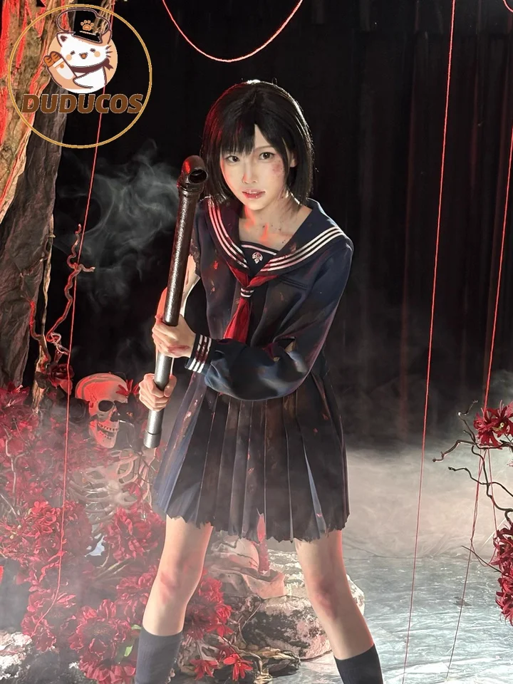

DUDU-R Game Hinako Shimizu Cosplay Costume Wig Shoes Silent Women's School Uniform Hill Hallowen Party RolePlay Props For Women