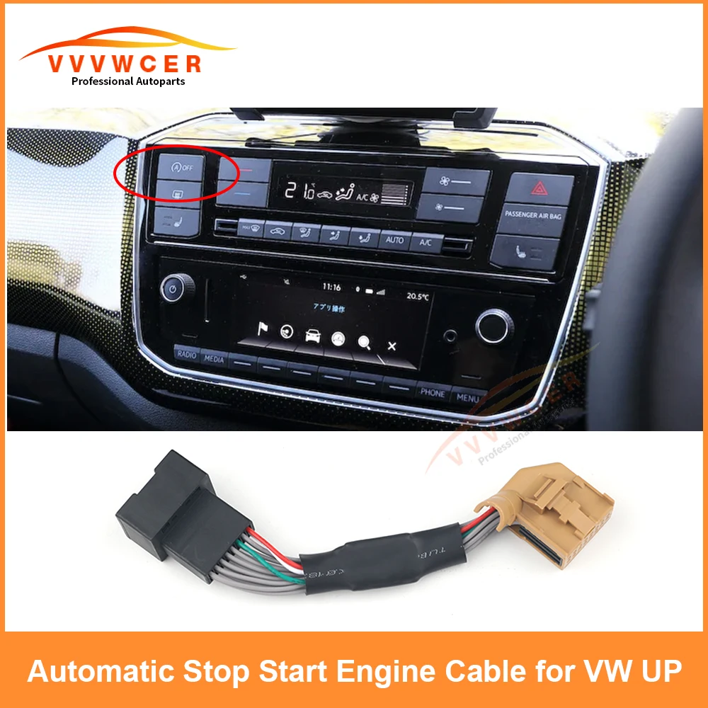 For Volkswagen UP Automatic Stop Start Engine System Off Control Start Stop Canceller Cable