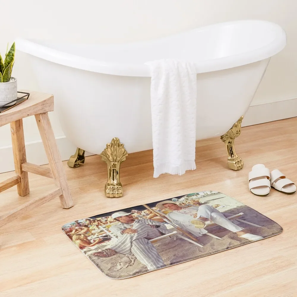 

The Birdcage Beach Vibes Bath Mat Carpet Carpet Carpet Bathroom Rug Bathrooms Kit Bathroom Mat