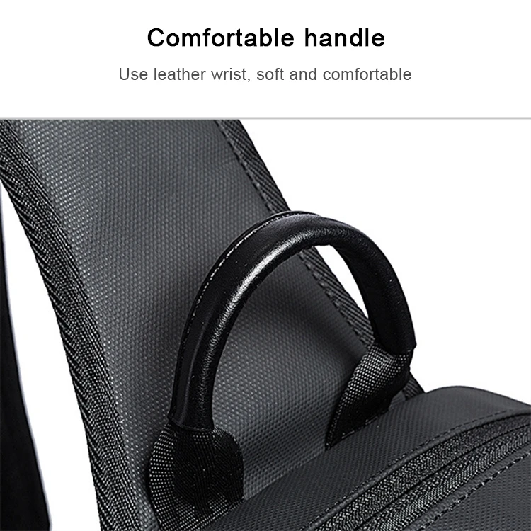 BANGE Upgrade Travel Leisure Messenger Shoulder Bag Men And Women With The Same Chest Bag USB Charging Bag