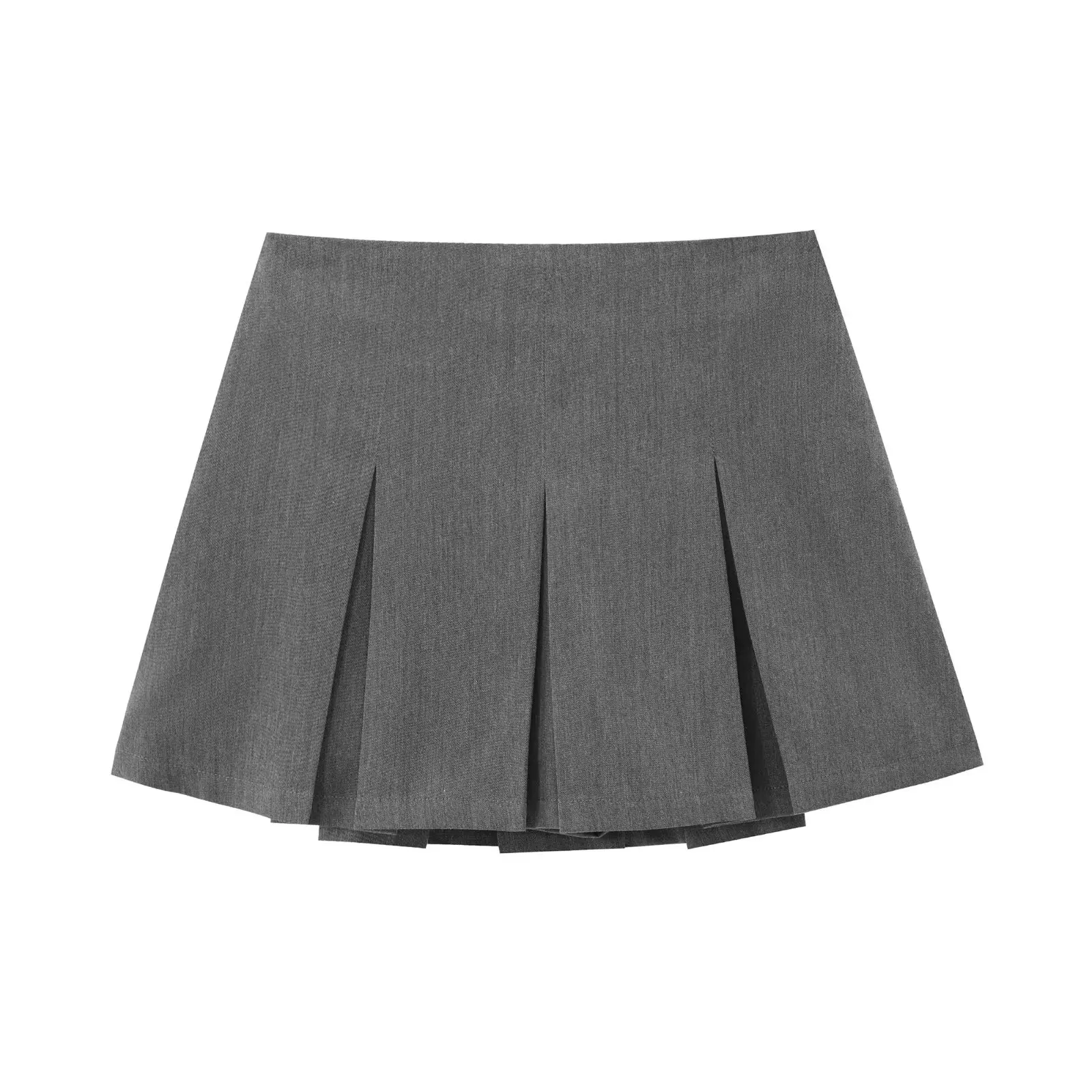 

Women Pleats Short Skirts New Fashion Women Shorts Skirt Woman Mid-Waist Mini Skirts Casual Summer Skort