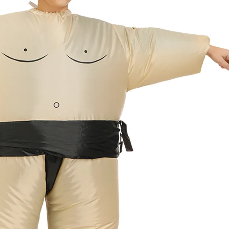 Halloween Sumo Wrestler traje inflável para homens e mulheres, terno Blow Up, roupa de festa cosplay para crianças, vestido adulto