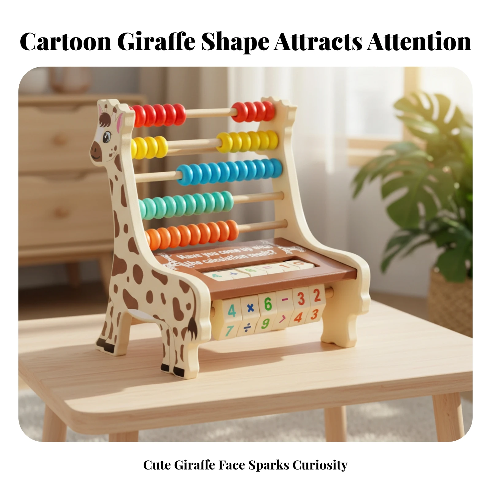 Abaco Giraffa Multicolore in L - Abacus Counting Bead recensione e prezzo