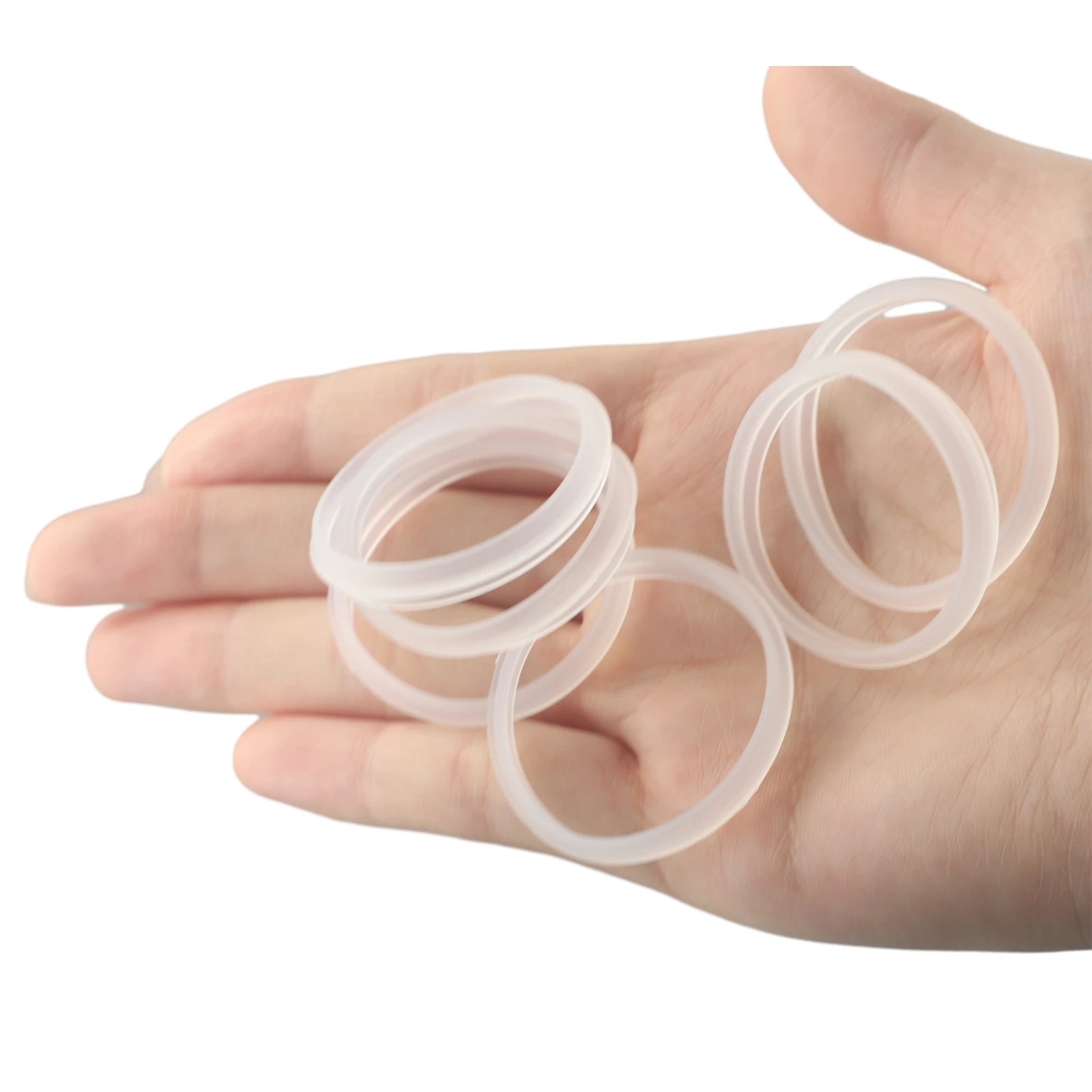 Brand New Druable High Quality Material Practical Sealing Ring Lid Ring Gaskets Outodor Silicone Water Cup 6pcs