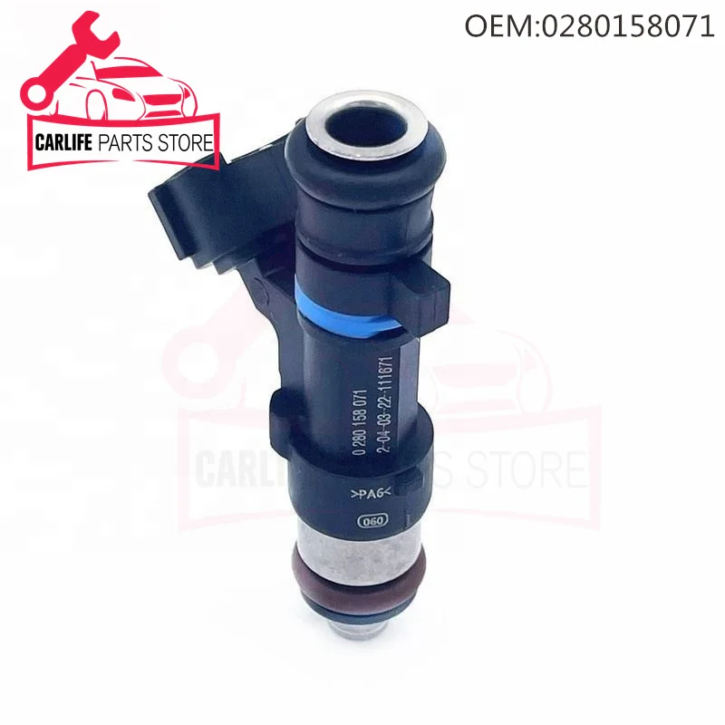 0280158071 06A906031CE Auto Parts Fuel Injector Nozzle New for VW Caddy III Golf V Touran Van High Quality Car Accessories