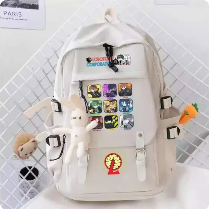 

Anime Lobotomy Corporation Schoolbag Backpack High-Capacity Shoulder Bag Cosplay Student Teenage Gift B653 hit