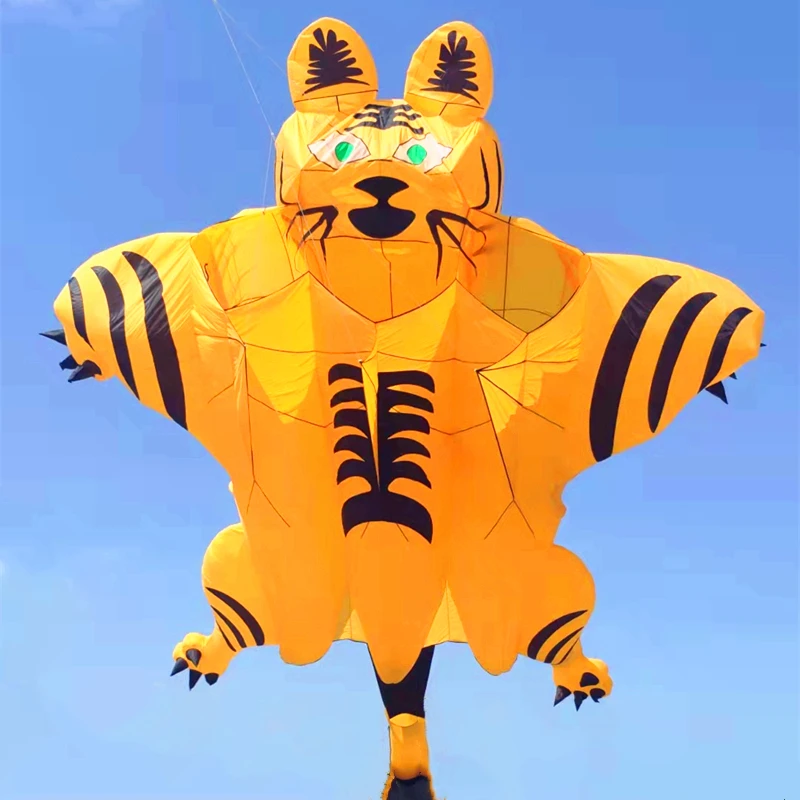 free shipping 12m large tiger kite flying soft kites for adults professional sport toy Eagle kite outdoor toy kite flying adult