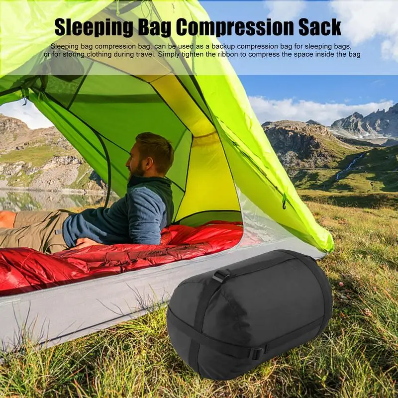 Compression Stuff Bag Waterproof Sleeping Bag Cover Sack Camping Hiking Backpacking Bag Compression Bag Clothes Bag