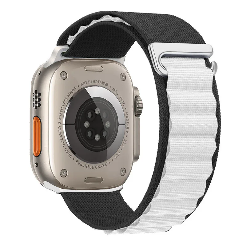 Alpine Loop Armband für Apple Watch Band Ultra 4 3 2 49mm 46mm 44mm 40mm 45 41 38 42mm Nylon Armband für iWatch 12 11 10 9 8 SE 3