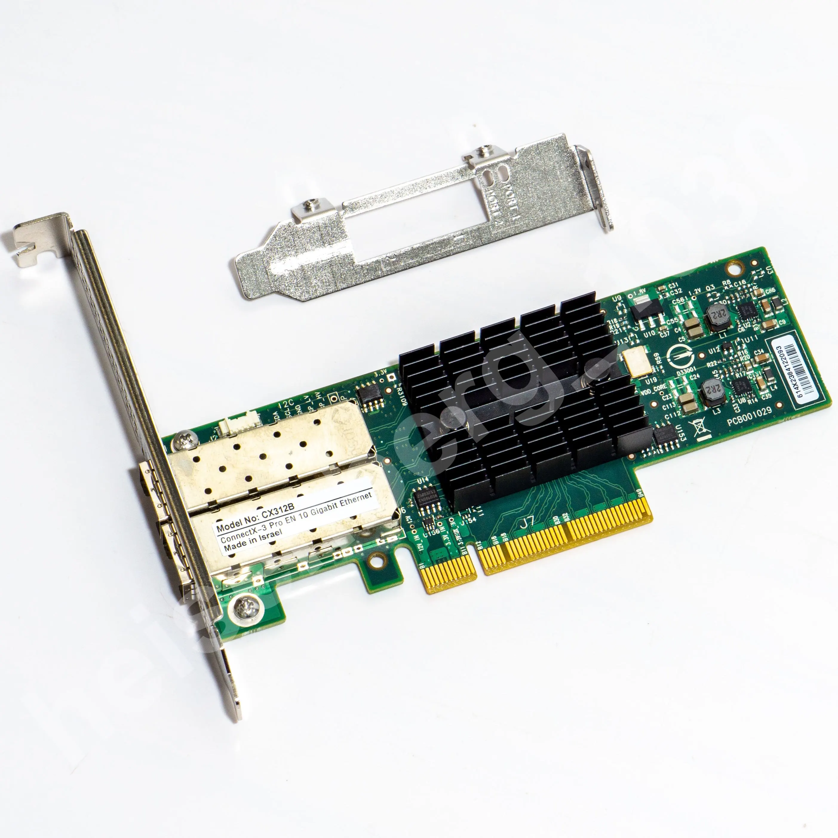 Carte réseau à double Ports 10G Ethernet, 10gbe SFP + PCIe, Mellanox NIC, CX312B, MCX312B-XCCT EN ConnectX-3