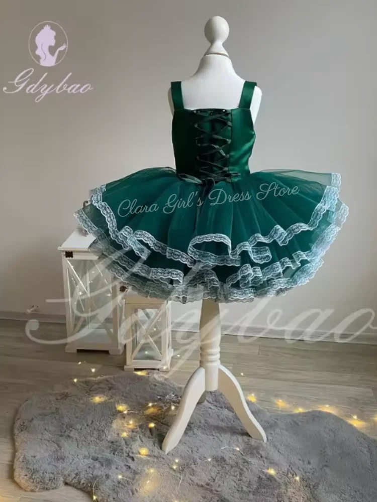 ชุดเดรสเด็กผู้หญิงสำหรับงานแต่งงาน แขนพองแบบเจ้าหญิง สำหรับงานวันเกิด งานรับศีลมหาสนิท หรืองานเลี้ยงสุดหรู