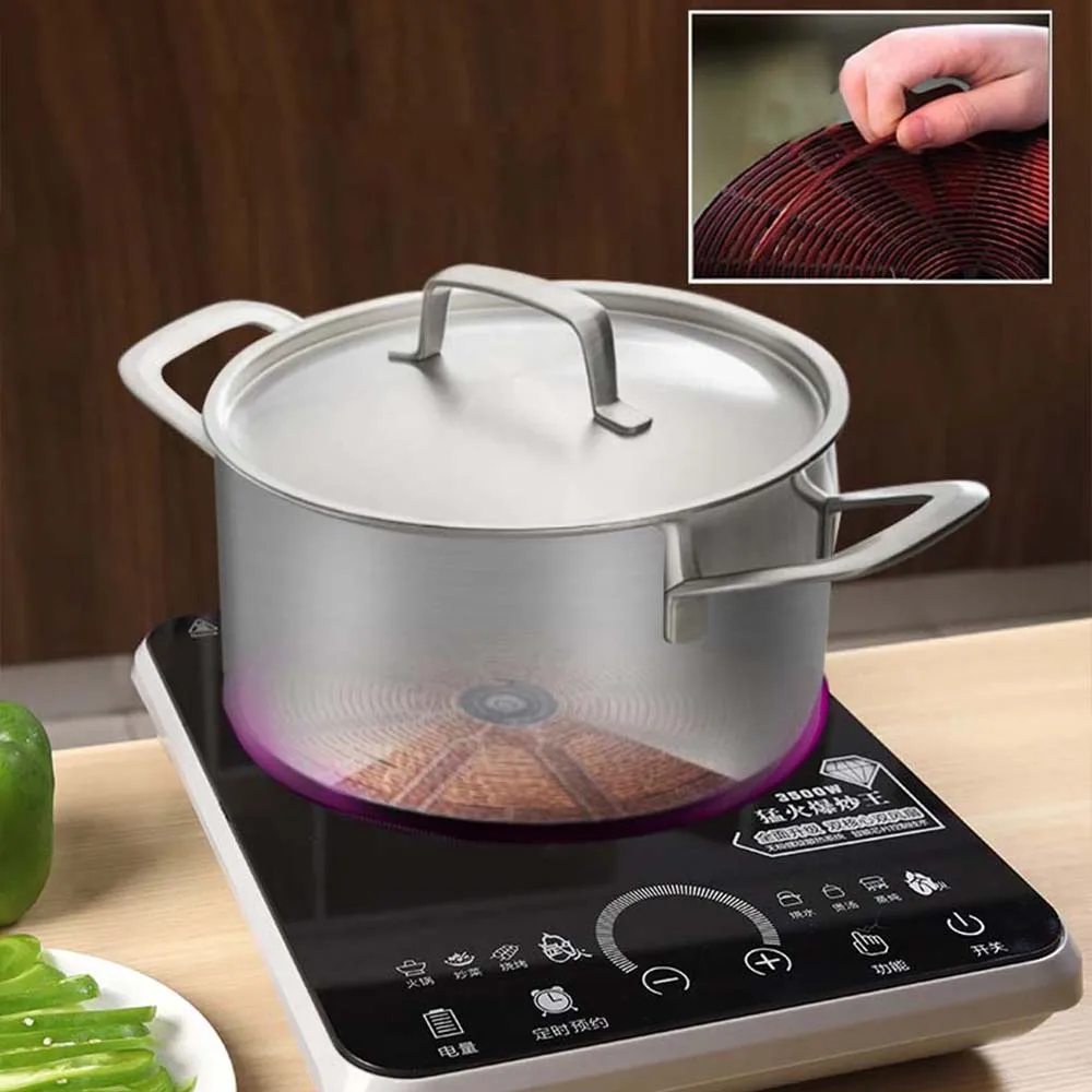 3500W Commercial Induction Cooker Stir Frying Energy-saving Cooking Hob Household Touch Screen Hornillo Electrico Portatil